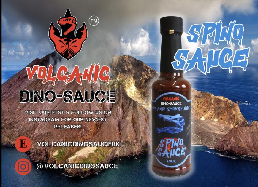 Volcanic DinoSauce - Spino-Sauce – BBQ Sauce with a Kick